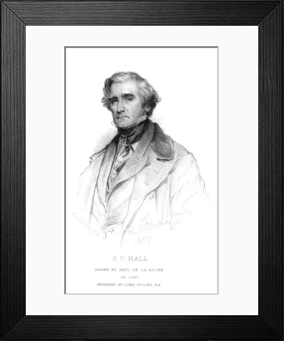 Framed Print : Samuel Carter Hall Framed Print : Samuel Carter Hall