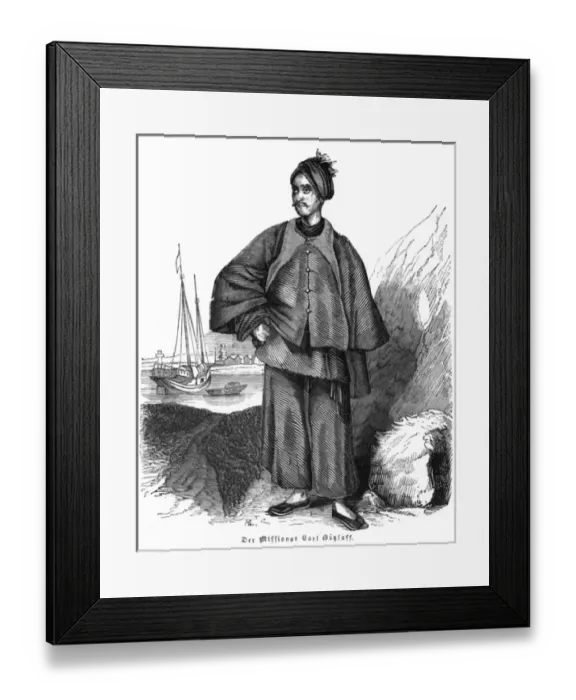 Framed Print : Carl Gutzlaff Framed Print : Carl Gutzlaff