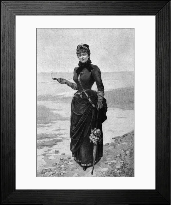 Framed Print : Sibylle Martel, Gyp Framed Print : Sibylle Martel, Gyp
