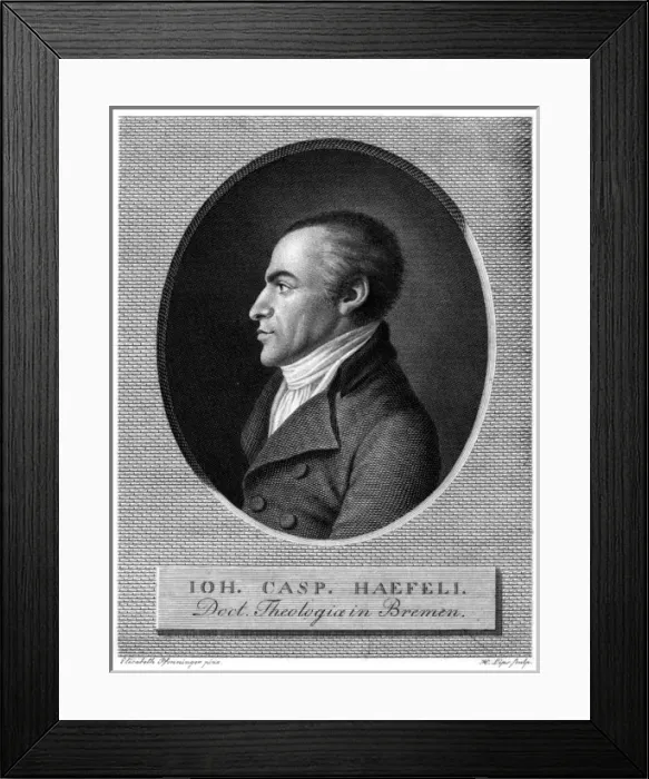 Framed Print : Joh. Casp. Haefelin Framed Print : Joh. Casp. Haefelin