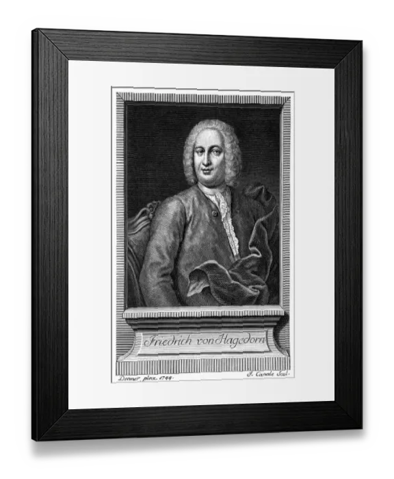 Framed Print : Friedrich V Hagedorn - 3 Framed Print : Friedrich V Hagedorn - 3