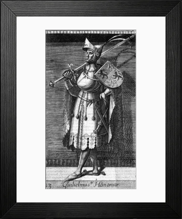 Framed Print : Guillaume IV Hainault