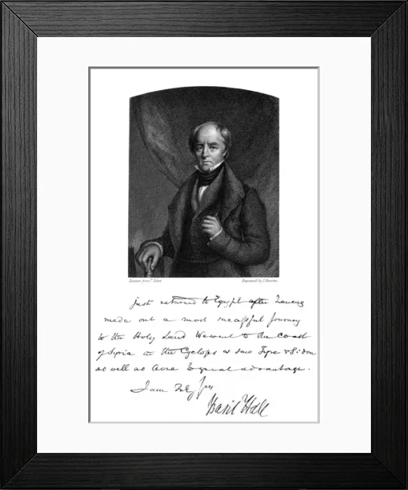 Framed Print : BASIL HALL Framed Print : BASIL HALL