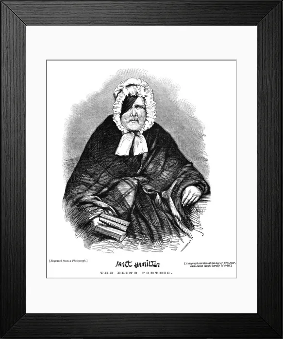 Framed Print : Janet Hamilton, Poet Framed Print : Janet Hamilton, Poet