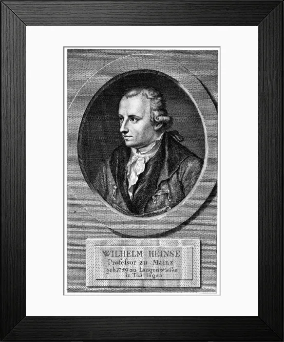 Framed Print : Wilhelm Heinse Framed Print : Wilhelm Heinse