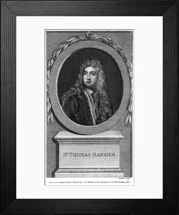 Framed Print : Sir Thomas Hanmer Framed Print : Sir Thomas Hanmer