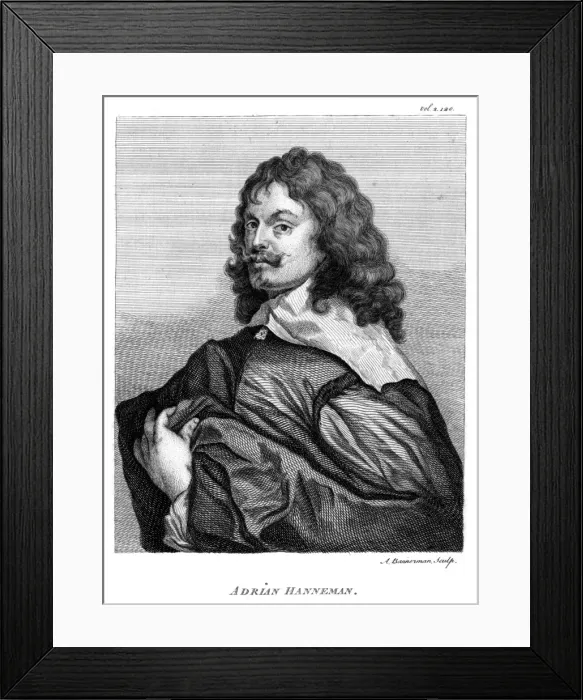 Framed Print : Adriaen Hanneman Framed Print : Adriaen Hanneman