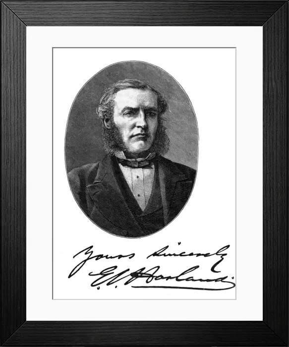 Framed Print : Edward James Harland Framed Print : Edward James Harland