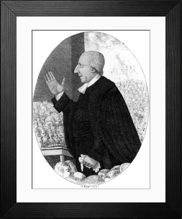 Framed Print : Rev Rowland Hill (Kay) Framed Print : Rev Rowland Hill (Kay)