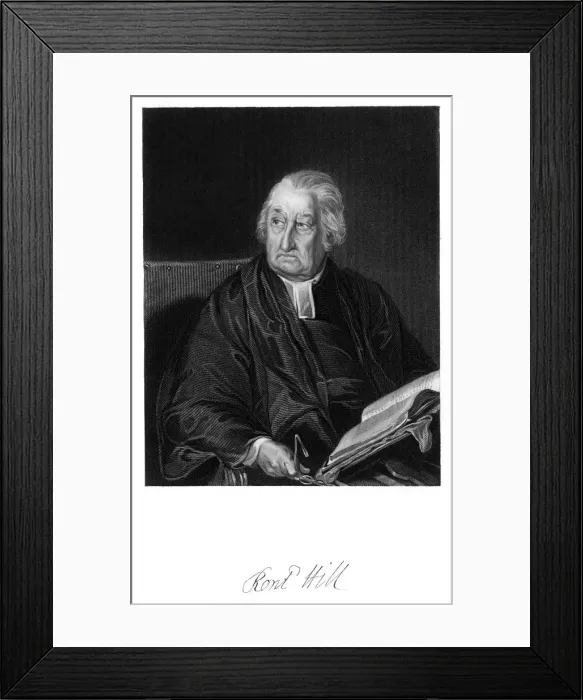 Framed Print : Rev Rowland Hill Framed Print : Rev Rowland Hill