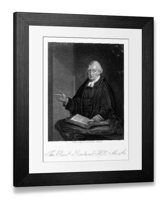 Framed Print : Rev Rowland Hill Framed Print : Rev Rowland Hill