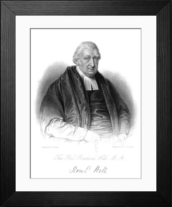 Framed Print : Rev Rowland Hill(Derby) Framed Print : Rev Rowland Hill(Derby)