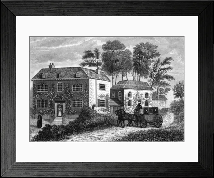 Framed Print : Rowland Hills Home Framed Print : Rowland Hills Home