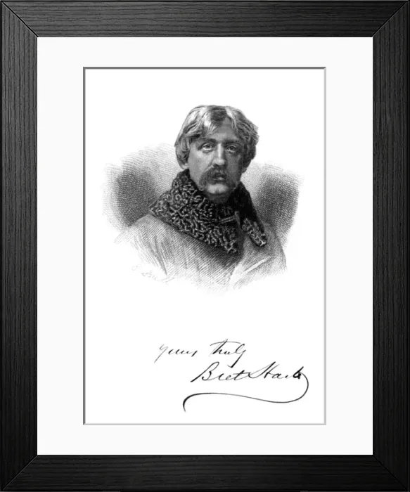 Framed Print : Bret Harte - 4 Framed Print : Bret Harte - 4