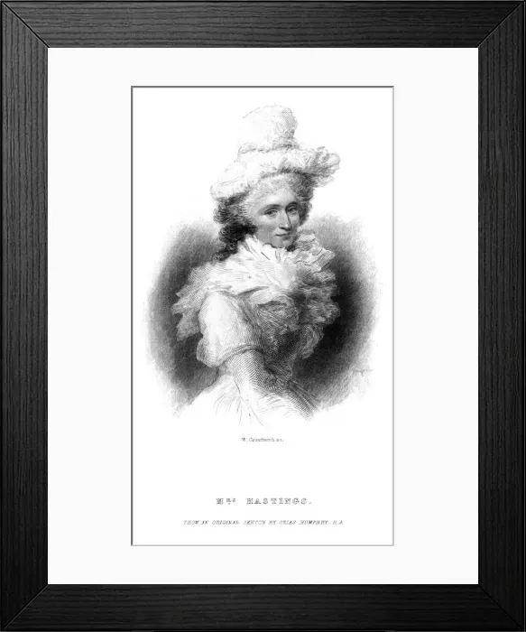 Framed Print : Wife of Warren Hastings Framed Print : Wife of Warren Hastings