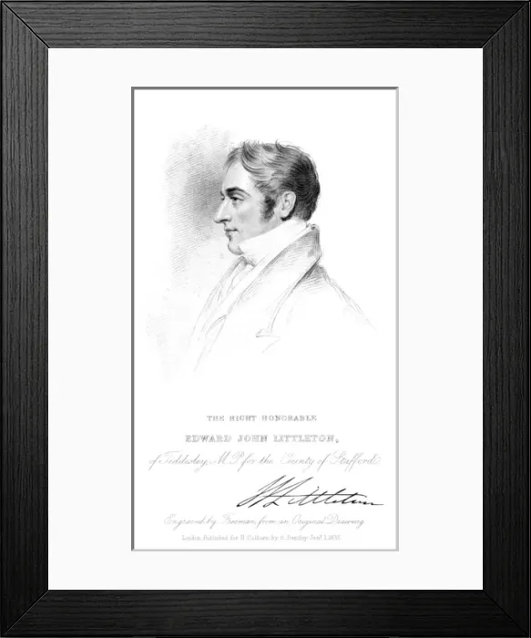 Framed Print : Edward Baron Hatherton Framed Print : Edward Baron Hatherton