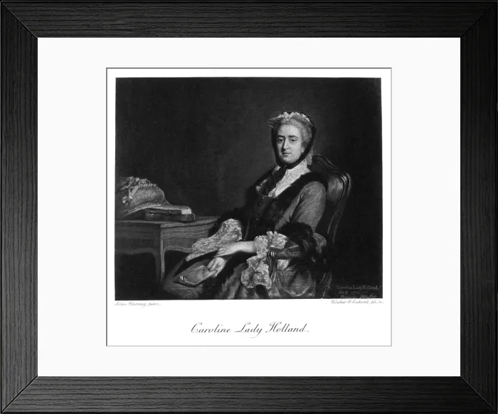 Framed Print : Georgiana Lady Holland Framed Print : Georgiana Lady Holland