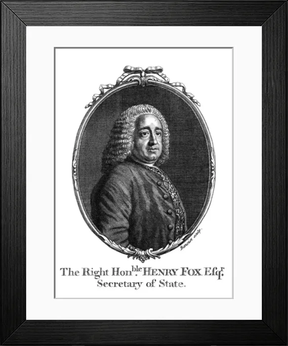 Framed Print : Henry Fox Lord Holland Framed Print : Henry Fox Lord Holland