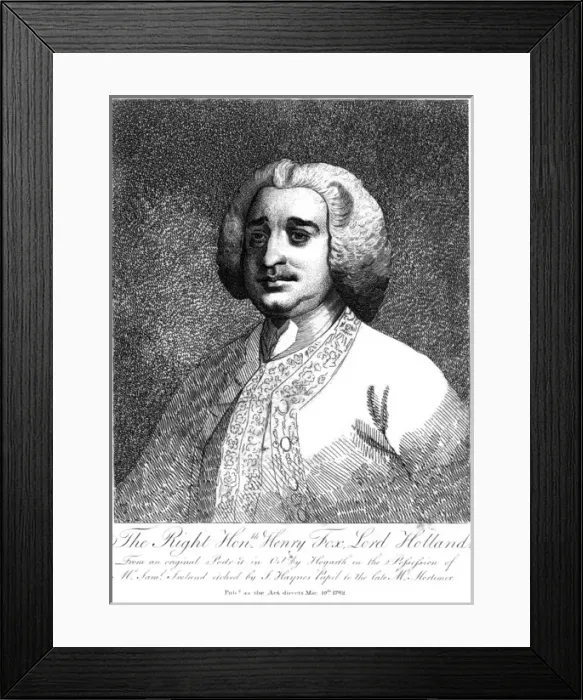 Framed Print : Henry Fox Lord Holland Framed Print : Henry Fox Lord Holland