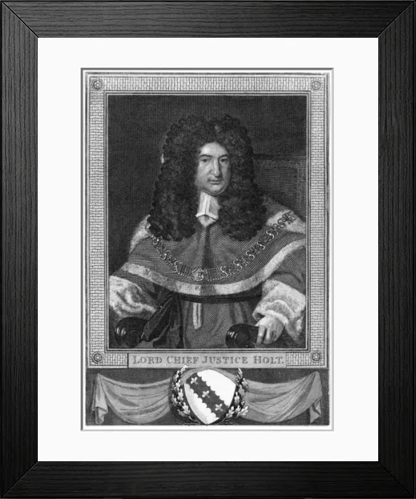Framed Print : Sir John Holt - 2 Framed Print : Sir John Holt - 2
