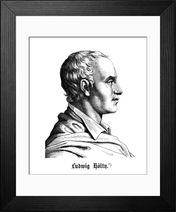 Framed Print : Ludvig Holty - 1 Framed Print : Ludvig Holty - 1