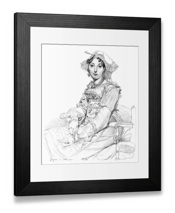 Framed Print : Ant. Haudebourt-Lescot Framed Print : Ant. Haudebourt-Lescot