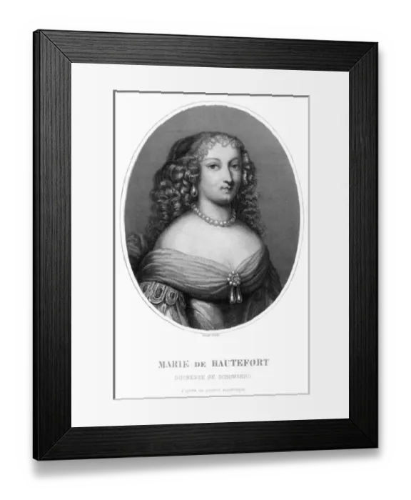 Framed Print : Marie De Hautefort - 3 Framed Print : Marie De Hautefort - 3