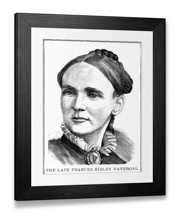 Framed Print : Frances Ridley Havergal Framed Print : Frances Ridley Havergal