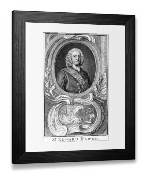 Framed Print : Edward Hawke - 2 Framed Print : Edward Hawke - 2