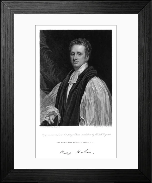 Framed Print : Reginald Heber Framed Print : Reginald Heber