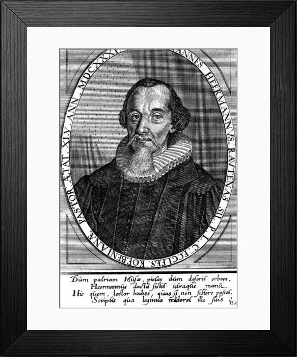Framed Print : Johann Heermann Framed Print : Johann Heermann