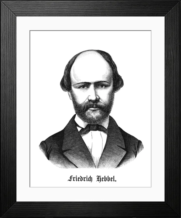 Framed Print : Christ. Fried. Hebbel Framed Print : Christ. Fried. Hebbel
