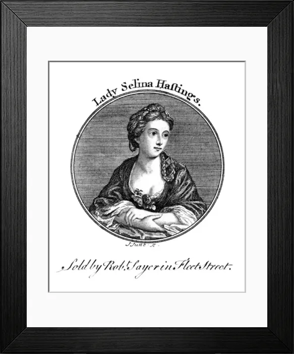 Framed Print : Lady Selina Hastings Framed Print : Lady Selina Hastings