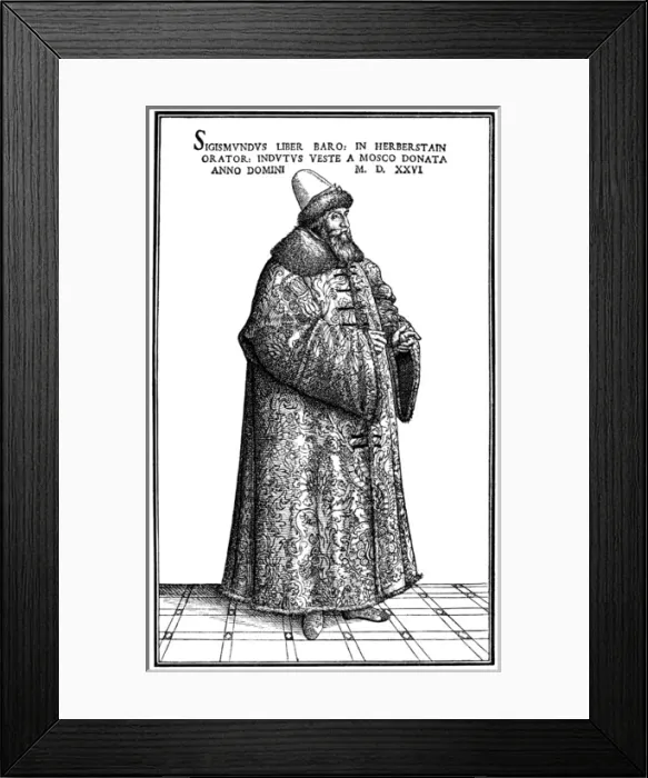 Framed Print : Sigismund Herberstein Framed Print : Sigismund Herberstein
