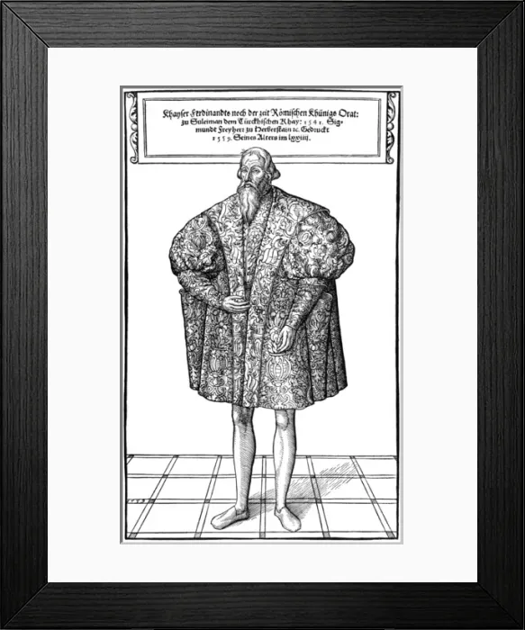Framed Print : Sigismund Herberstein Framed Print : Sigismund Herberstein