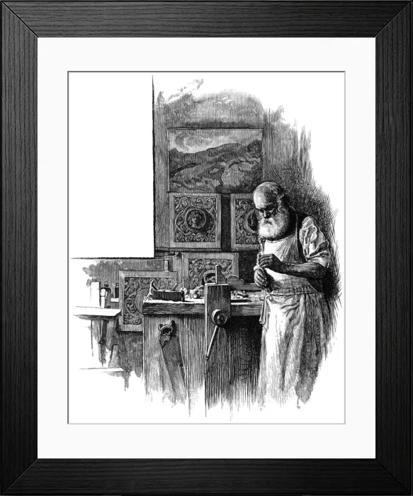 Framed Print : Herkomers Father Framed Print : Herkomers Father