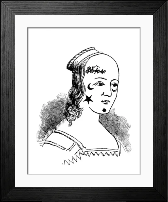 Framed Print : Beauty Spots & Patches Framed Print : Beauty Spots & Patches