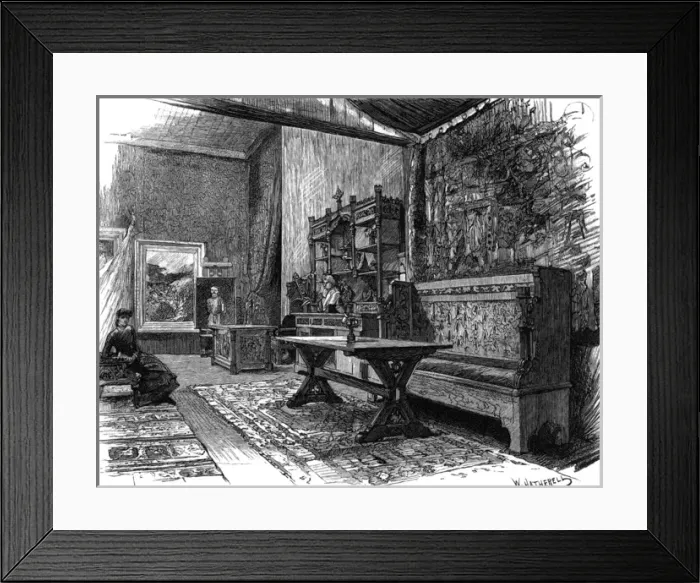 Framed Print : Herkomers Studio Framed Print : Herkomers Studio