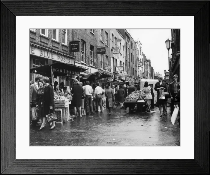 Framed Print : Berwick Street Market Framed Print : Berwick Street Market