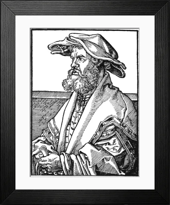 Framed Print : Helius Eobanus Hessus 2 Framed Print : Helius Eobanus Hessus 2