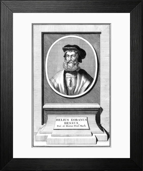 Framed Print : Helius Eobanus Hessus 3 Framed Print : Helius Eobanus Hessus 3