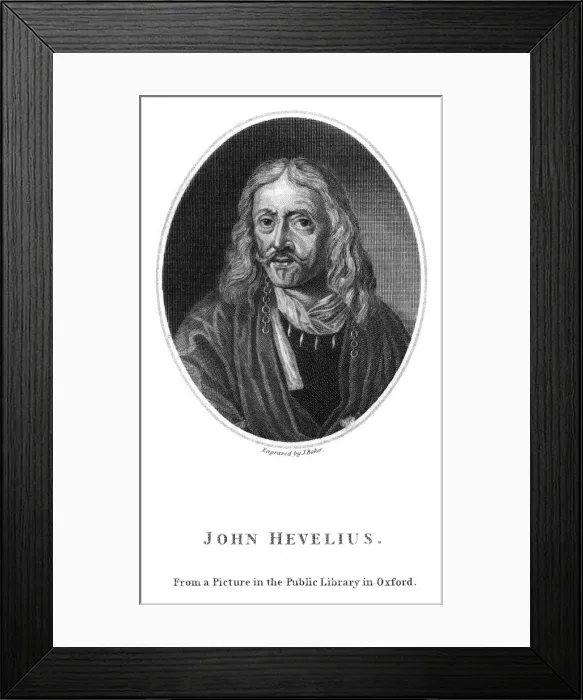 Framed Print : Johann Hevel - 2 Framed Print : Johann Hevel - 2
