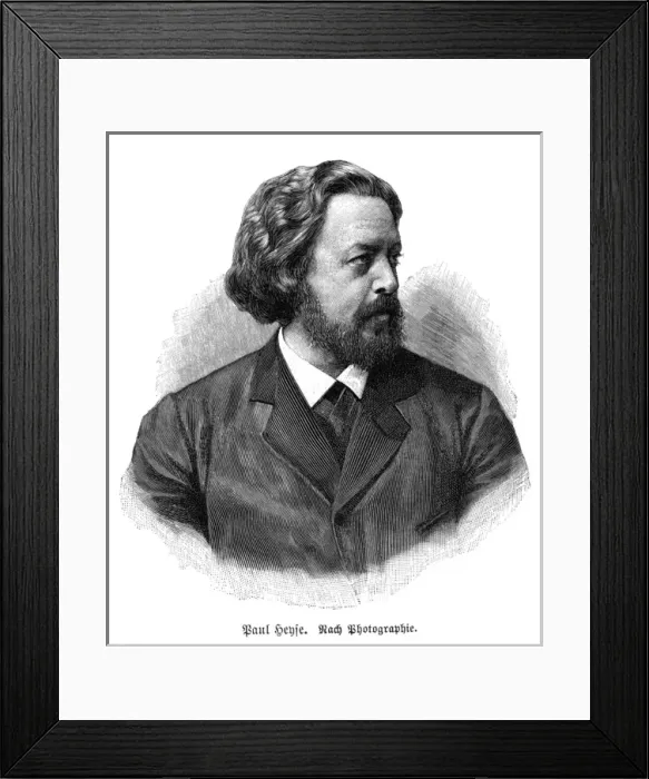 Framed Print : Paul Von Heyse Framed Print : Paul Von Heyse