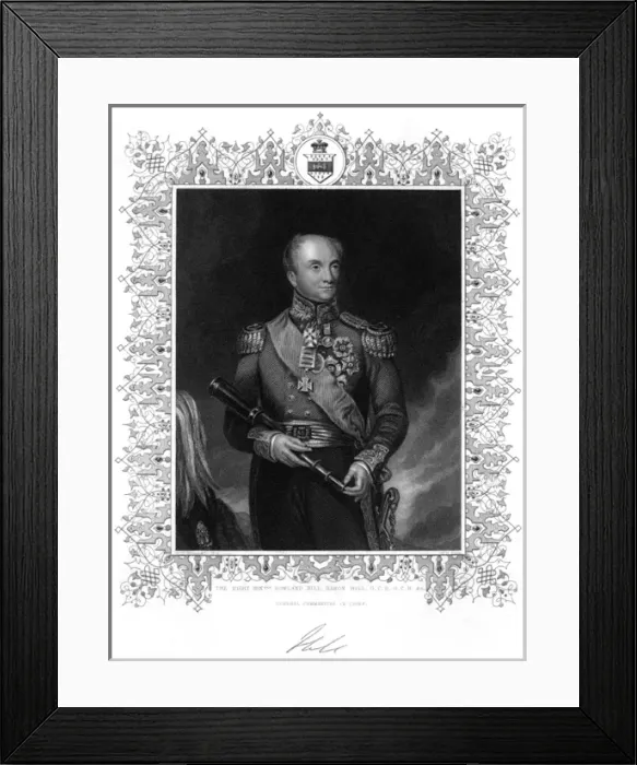 Framed Print : Rowland Viscount Hill Framed Print : Rowland Viscount Hill