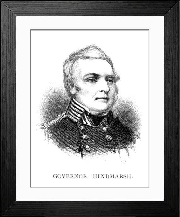 Framed Print : Sir John Hindmarsh Framed Print : Sir John Hindmarsh