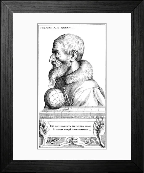Framed Print : Augustin Hirschvogel Framed Print : Augustin Hirschvogel