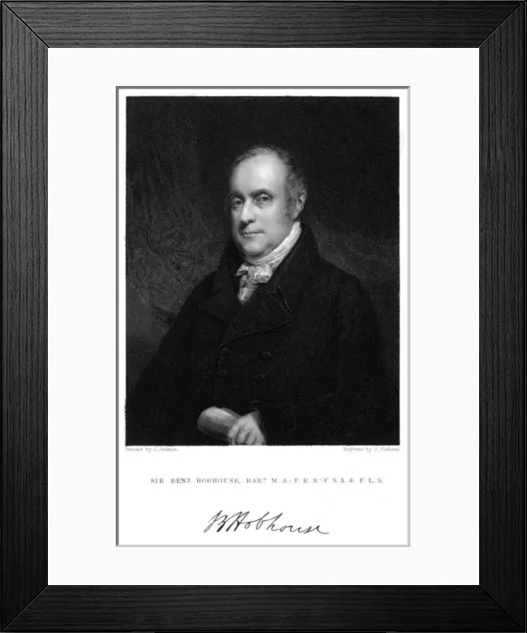 Framed Print : Sir Benjamin Hobhouse Framed Print : Sir Benjamin Hobhouse