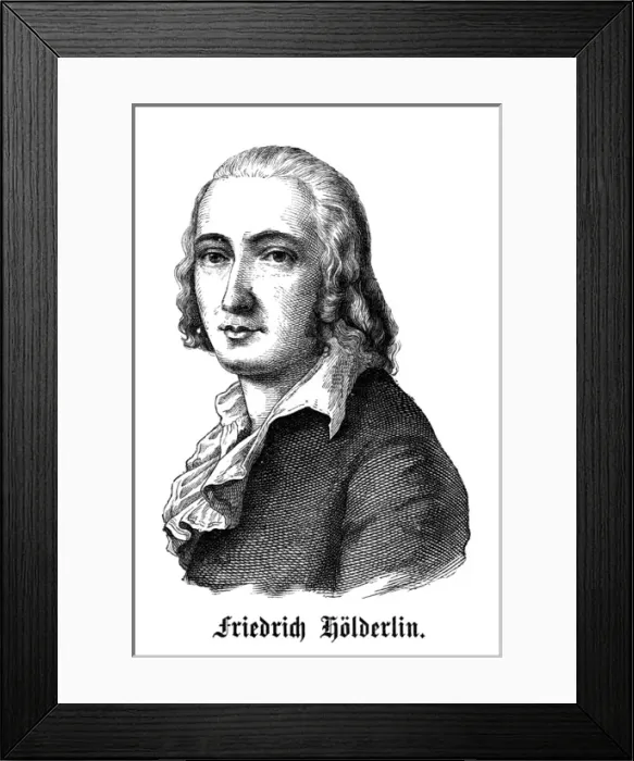 Framed Print : Johann Holderlin Framed Print : Johann Holderlin