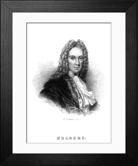 Framed Print : Ludvig Holberg Framed Print : Ludvig Holberg