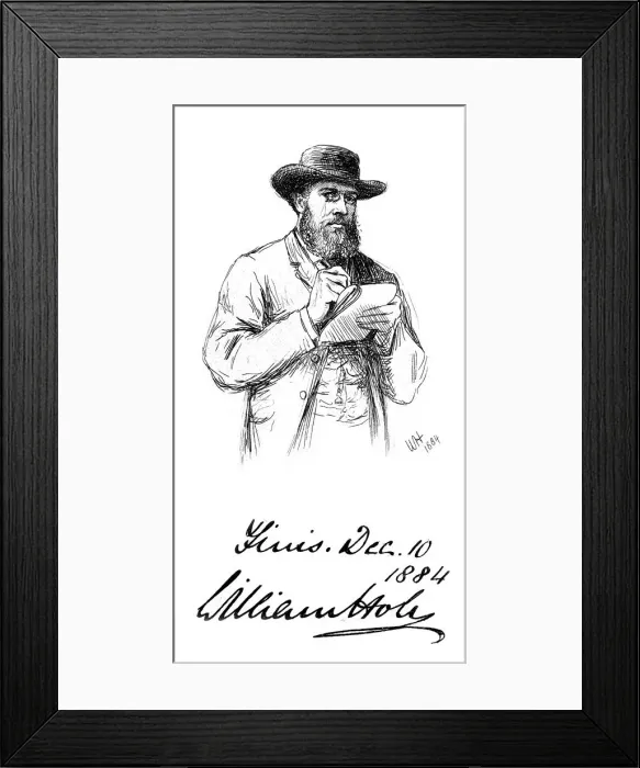 Framed Print : William Hole, Engraver Framed Print : William Hole, Engraver